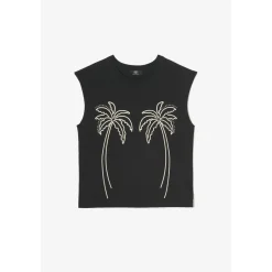 Tee-Shirt LELY noir en coton Vox