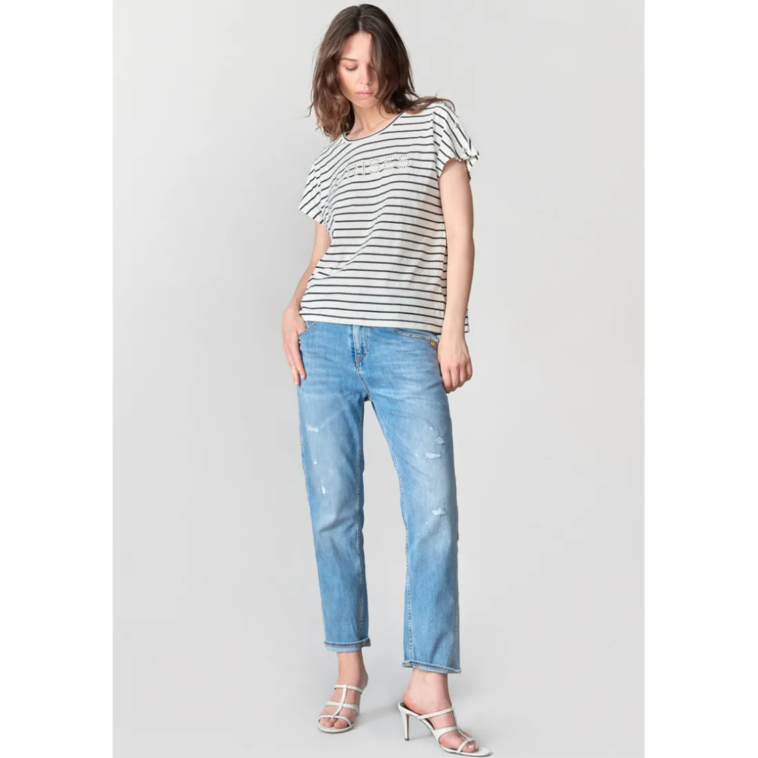 Tee-Shirt LILAS blanc