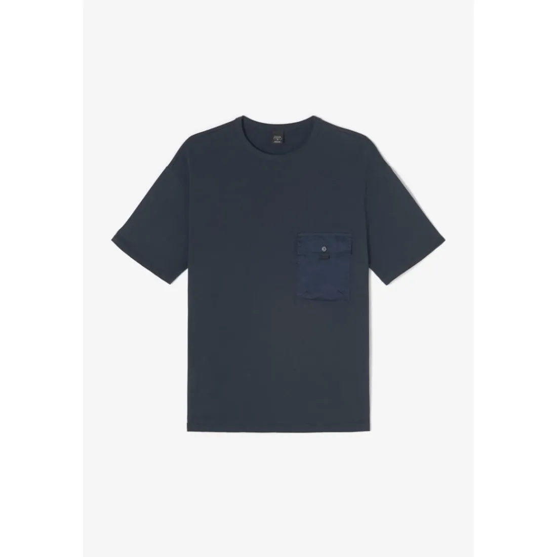Tee-Shirt LUPAS bleu Karl en coton