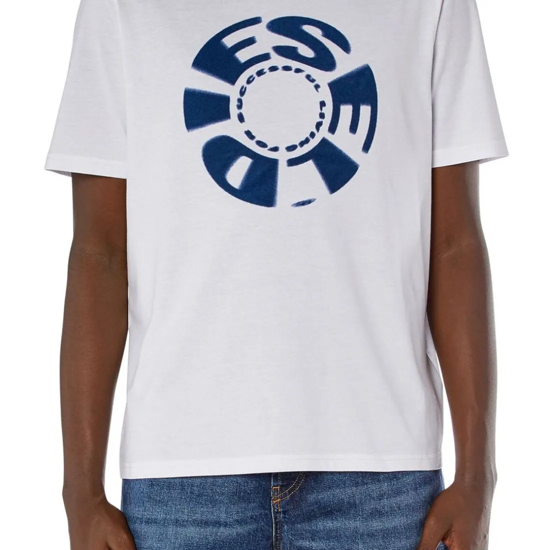 Tee-shirt manches courtes coton blanc ADJUST K9