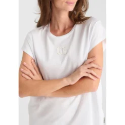Tee-Shirt manches courtes coupe ample ALDO blanc en coton Page