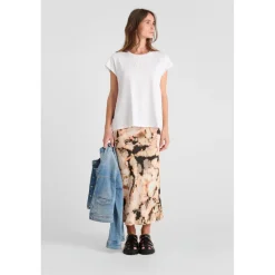Tee-Shirt manches courtes coupe ample ALDO blanc en coton Page
