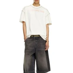 Tee-shirt manches courtes coton blanc T-CRAOR