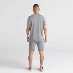 Tee-shirt manches courtes Sleepwalker - Gris en coton modal
