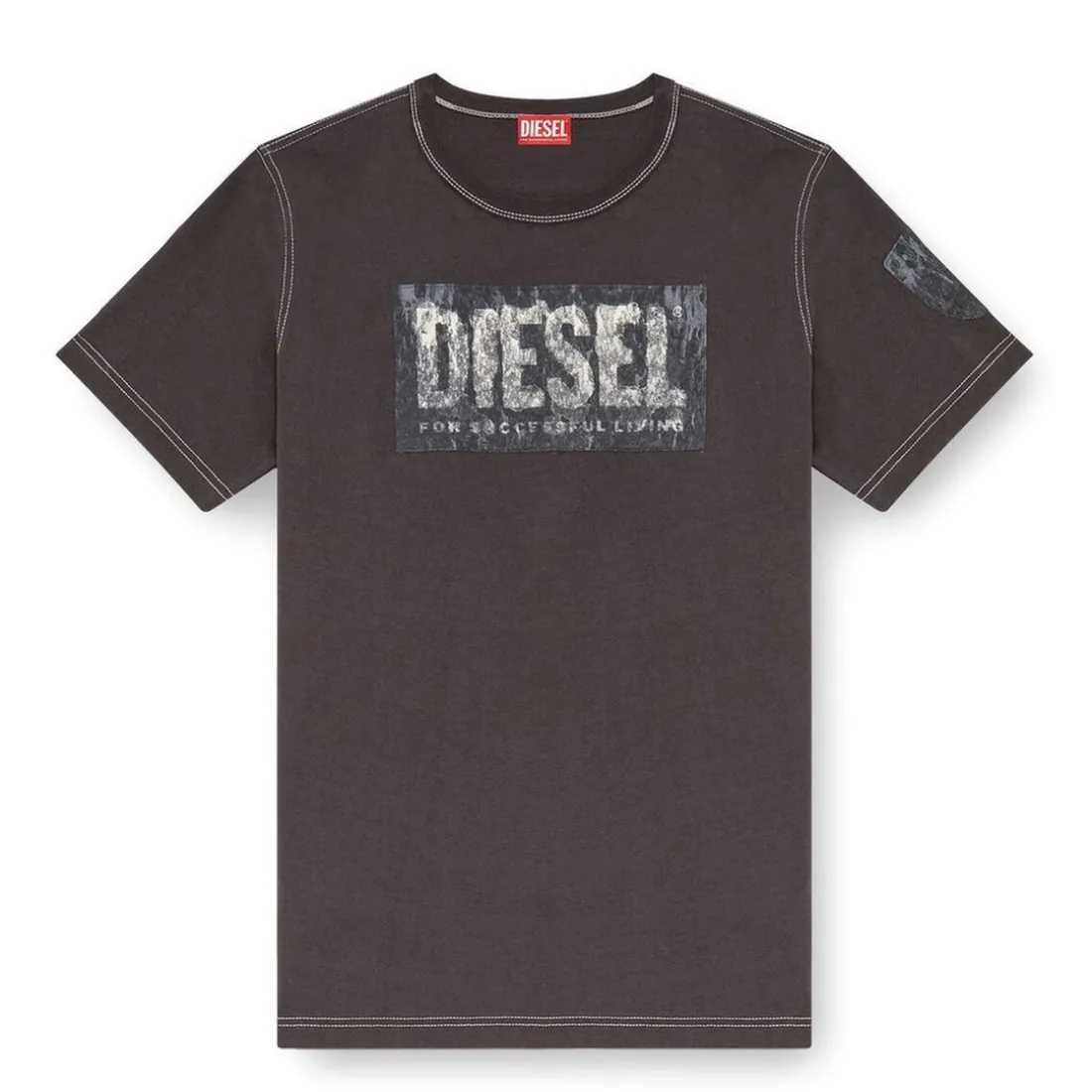 Tee-shirt manches courtes coton Gris foncé