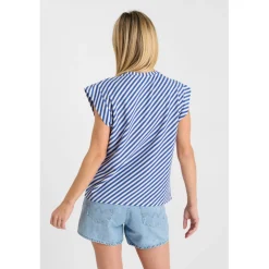 Tee-Shirt MARABI bleu en coton Mae