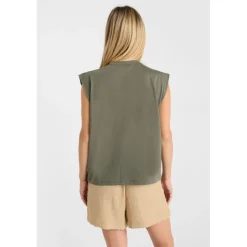 Tee-Shirt MARINA kaki en coton Sofia
