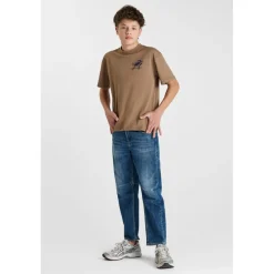 Tee-Shirt marron Luke en coton