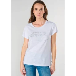 Tee-Shirt MARTY blanc en coton