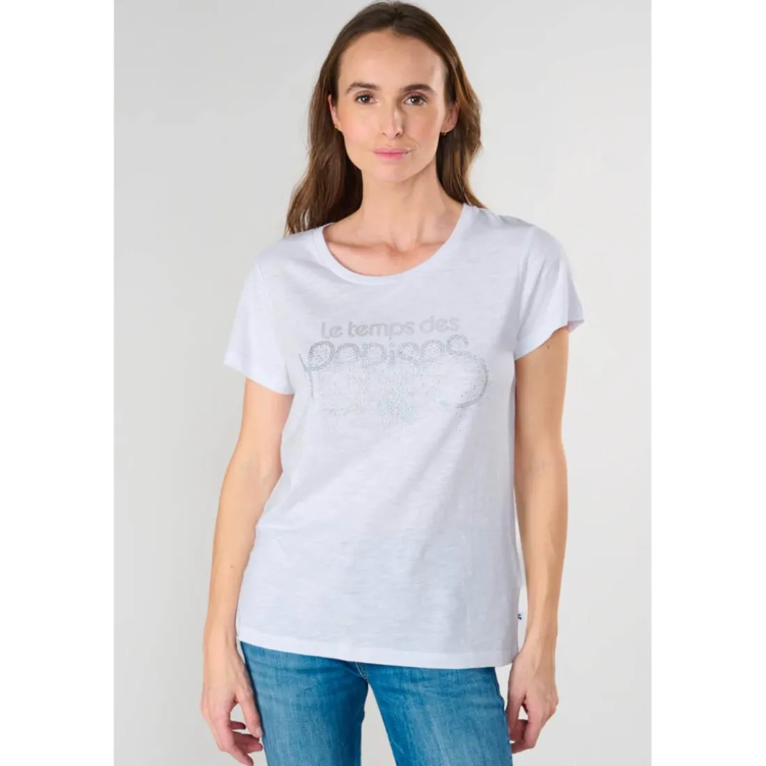 Tee-Shirt MARTY blanc en coton
