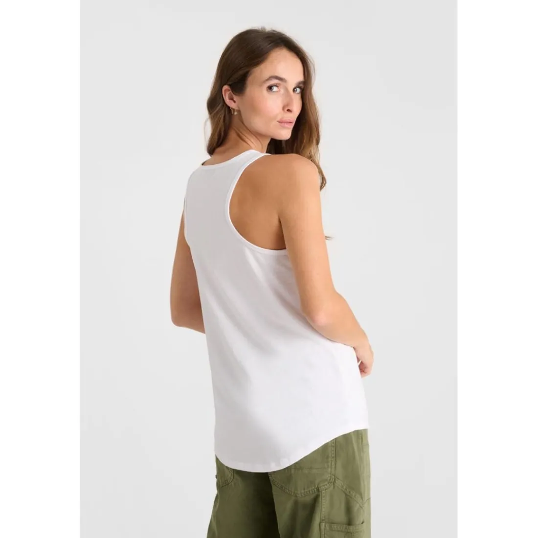 Tee-Shirt MAYFAIR blanc en coton Hattie