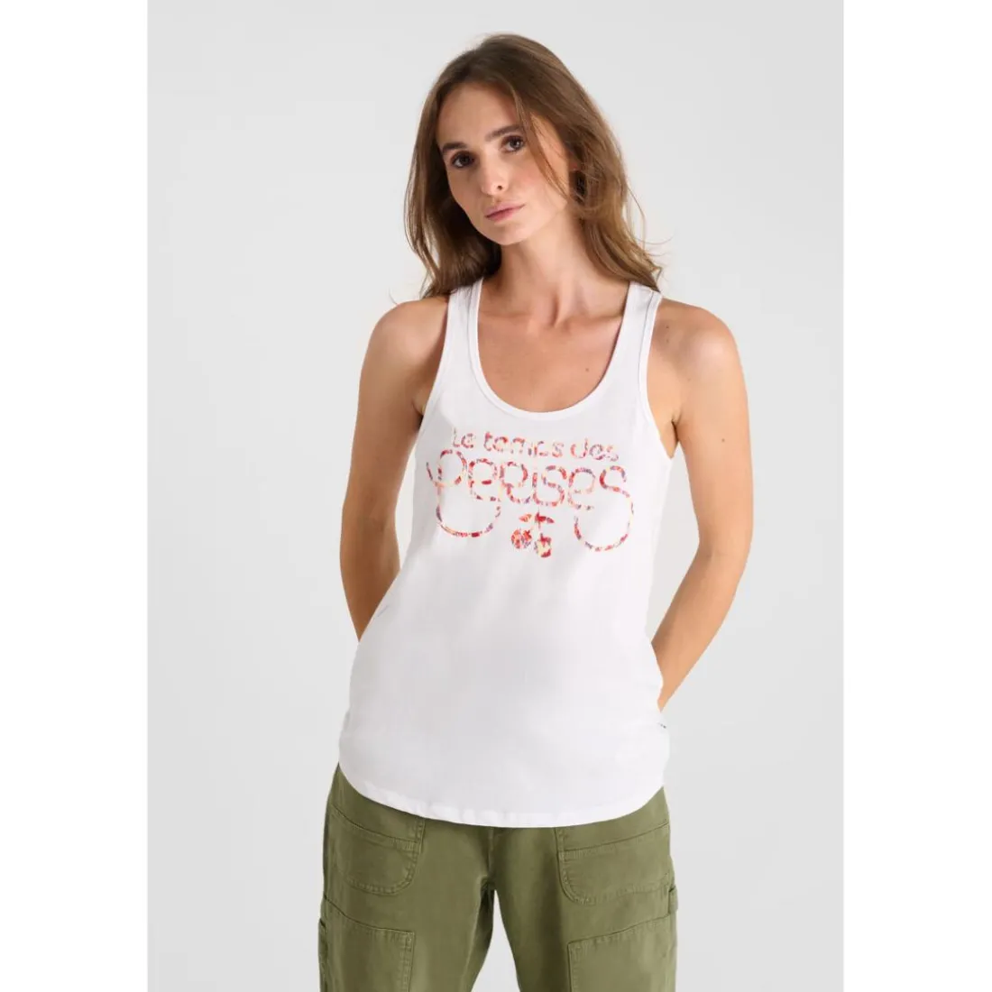 Tee-Shirt MAYFAIR blanc en coton Hattie