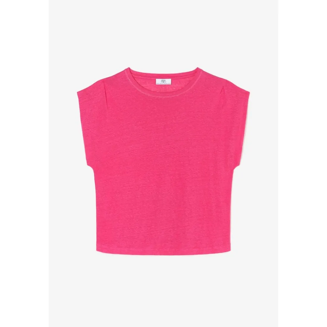 Tee-Shirt MUFLIER fuchsia en lin
