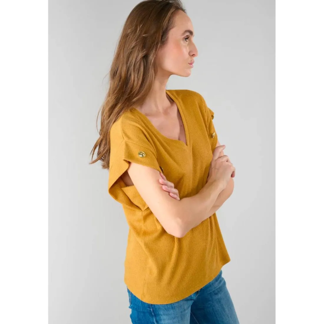 Tee-Shirt NARCISS jaune Lucy