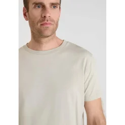Tee-Shirt OBROWN blanc en coton Fabe