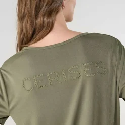 Tee-Shirt PARODIA kaki en tencel