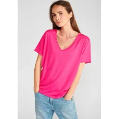 Tee-Shirt PARODIA rose en tencel