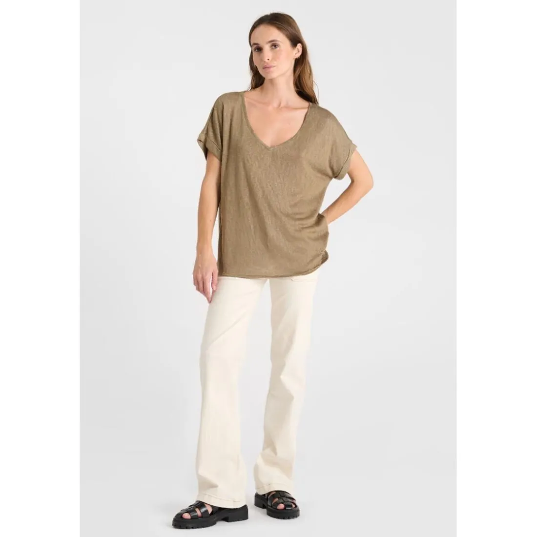 Tee-Shirt PATI marron Zadie