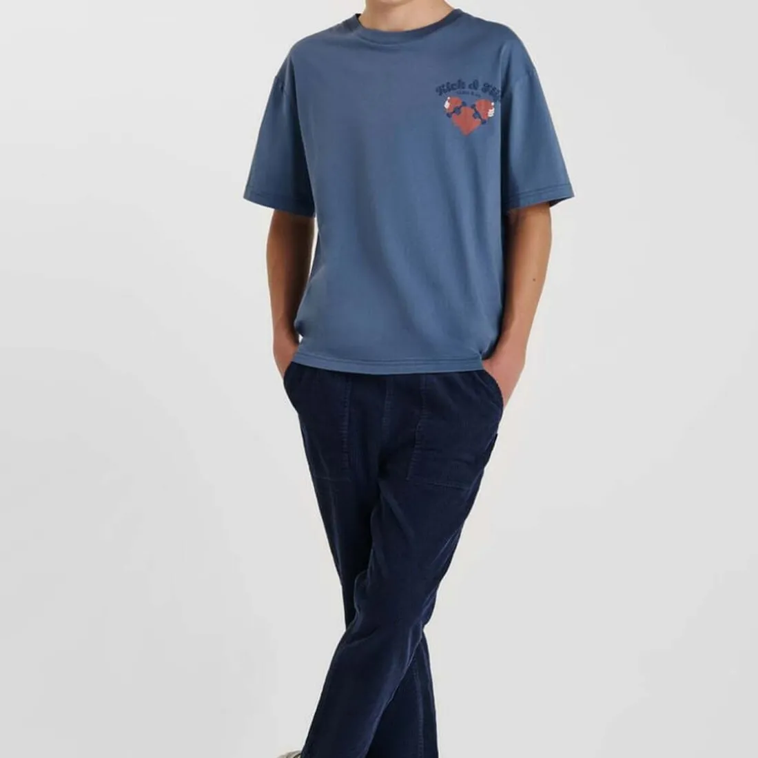 Tee-Shirt RAKABO bleu Drew