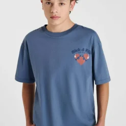 Tee-Shirt RAKABO bleu Drew