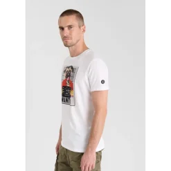 Tee-Shirt RENAUD blanc en coton Yuri