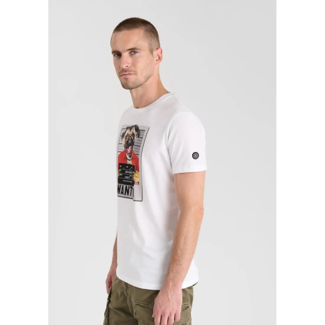 Tee-Shirt RENAUD blanc en coton Yuri