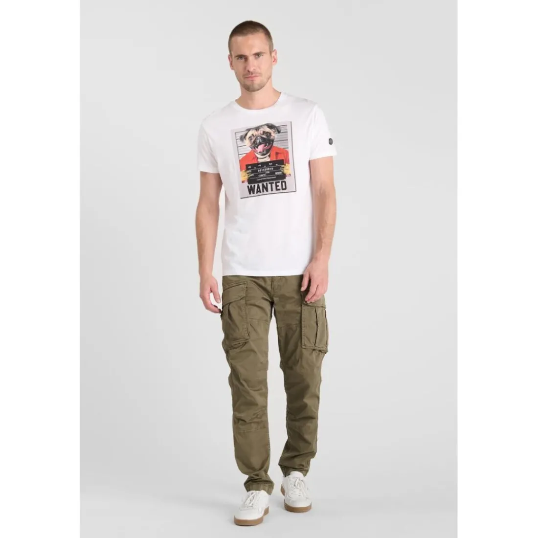 Tee-Shirt RENAUD blanc en coton Yuri