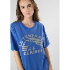 Tee-Shirt RILEY bleu Kaye en coton