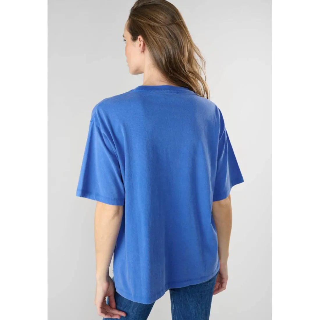Tee-Shirt RILEY bleu Kaye en coton