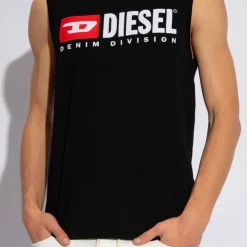 Tee-shirt sans manches coton noir