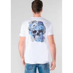 Tee-Shirt SANTIAGO blanc Udo en coton