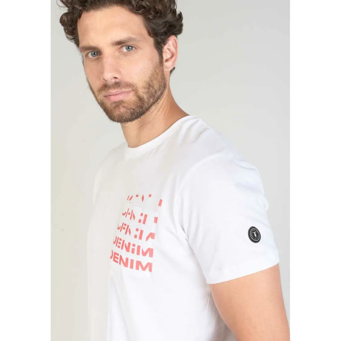 Tee-Shirt SAROS blanc en coton