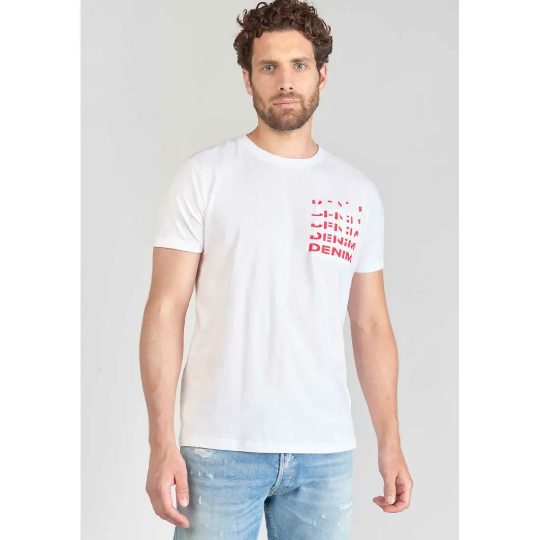 Tee-Shirt SAROS blanc en coton