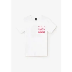 Tee-Shirt SAROS blanc en coton
