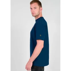 Tee-Shirt TAKEN bleu Nate en coton