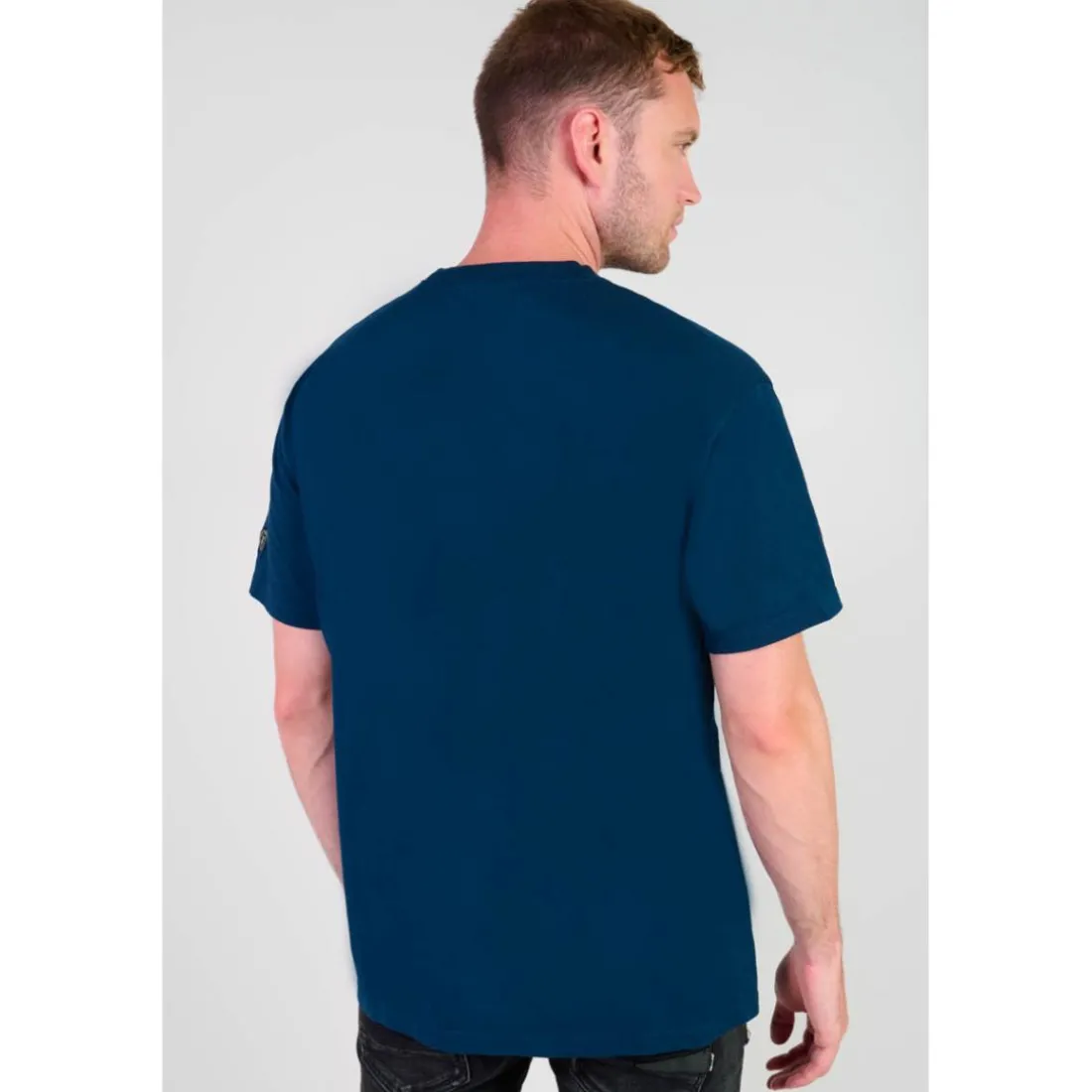 Tee-Shirt TAKEN bleu Nate en coton