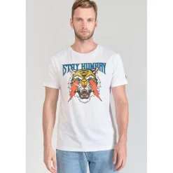Tee-Shirt YAIR blanc en coton