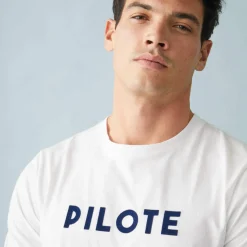 Tee-shirts Manches Courtes blanc en coton