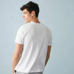 Tee-shirts Manches Courtes blanc en coton