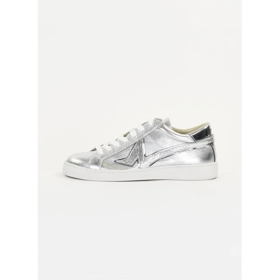 Tennis Femme en Cuir BRIANA Silver
