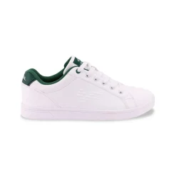 Tennis homme à lacet blanc et vert DARMY