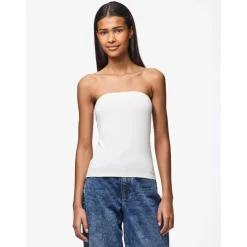 Top bandeau Madison blanc écru Nia