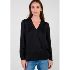 Top CHIMEL noir Gaia en viscose