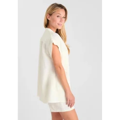 Top CLAUDIE blanc Vera