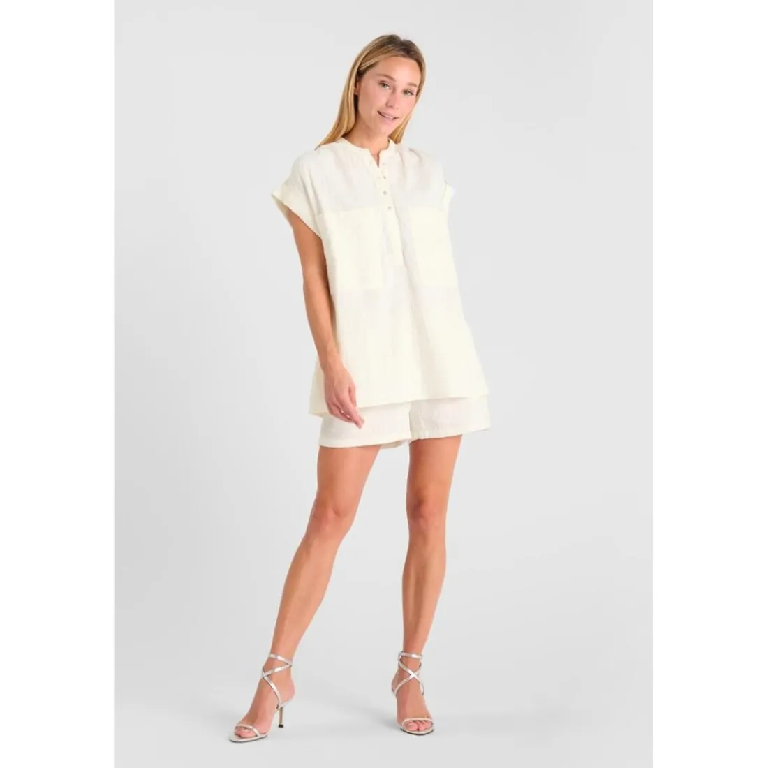 Top CLAUDIE blanc Vera