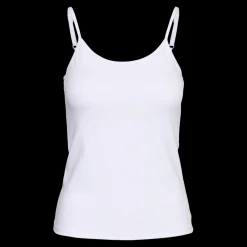 Top col rond manches courtes blanc Opal