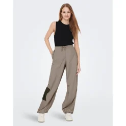 Top Col rond Sans manches noir en viscose