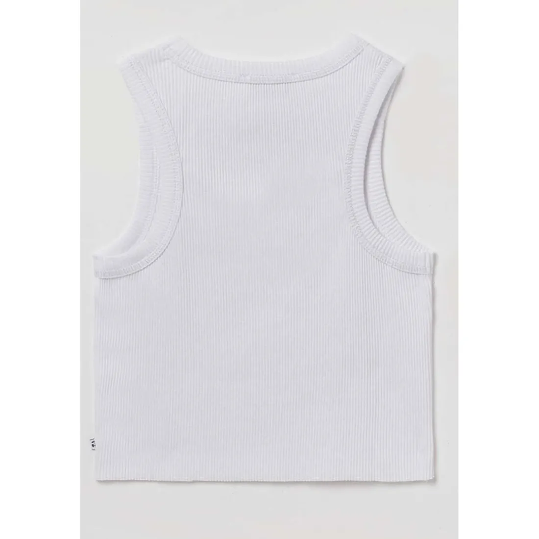Top court fille Murgi blanc en coton