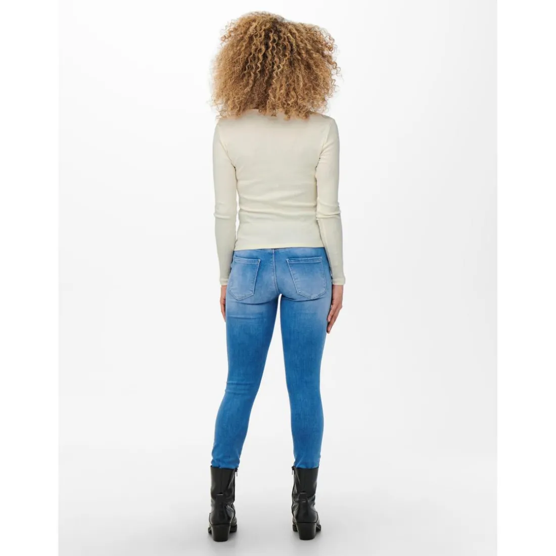 Top Ecru blanc en coton