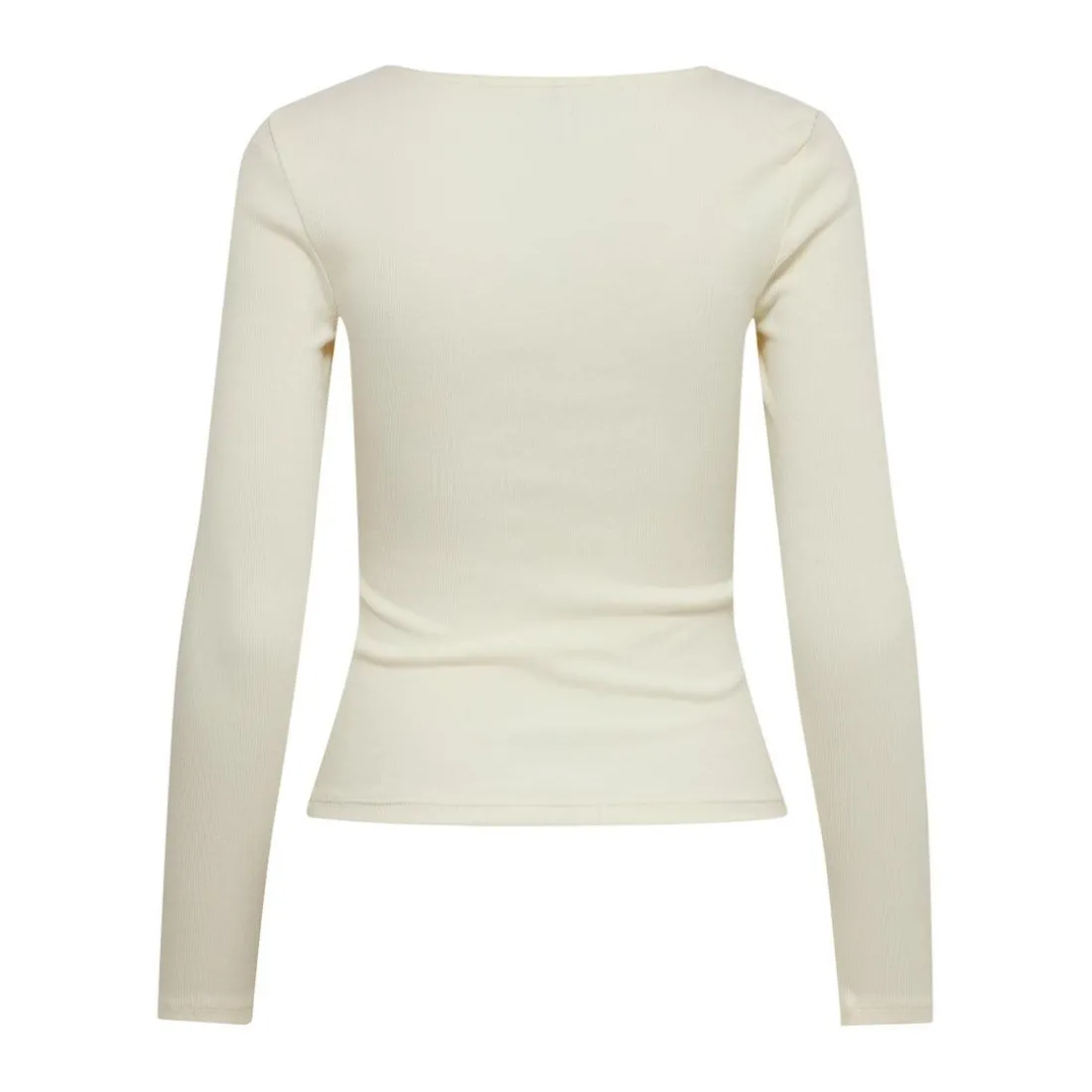 Top Ecru blanc en coton